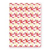 Brushstrokes Reds Gift Wrap Sheet